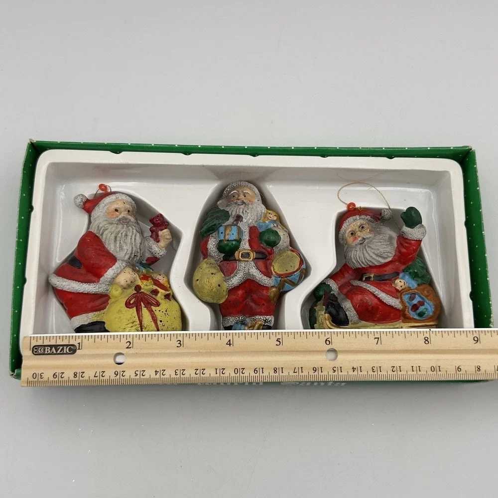 Old World Christmas santas are